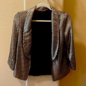 Gold sequin jacket